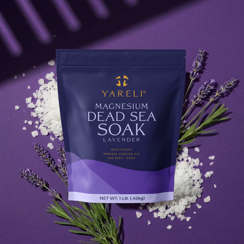 Lavender Magnesium Dead Sea Salt Bath Soak